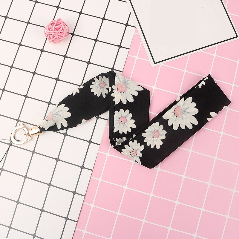 Mobiele, op maat gemaakte zijden lanyard, nekband voor sleutelkaart, telefoonkoord, polsband, handsleutelkoord, ketting, telefoonhouder, touw: 4