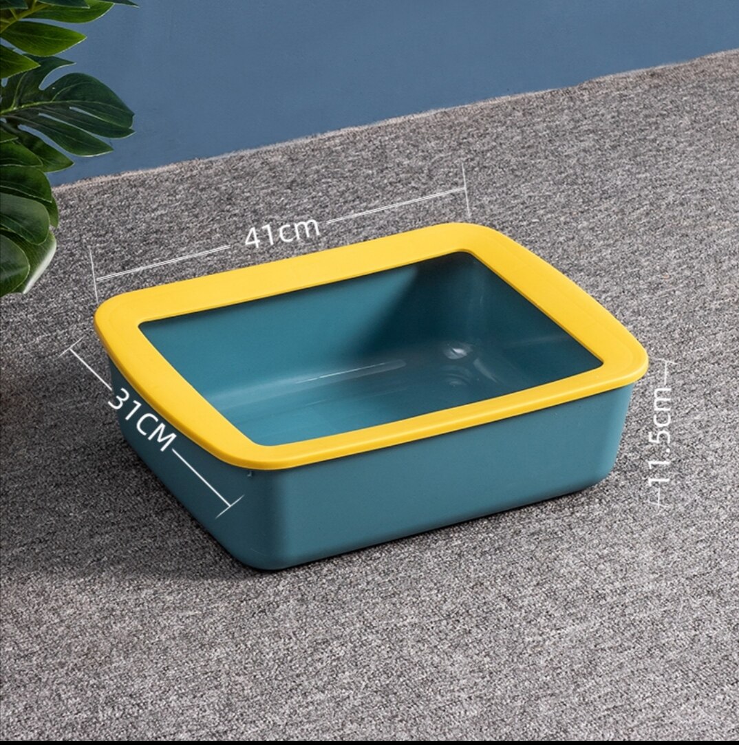 Katzenstreu becken entfernen stinkende: dunkel Blau