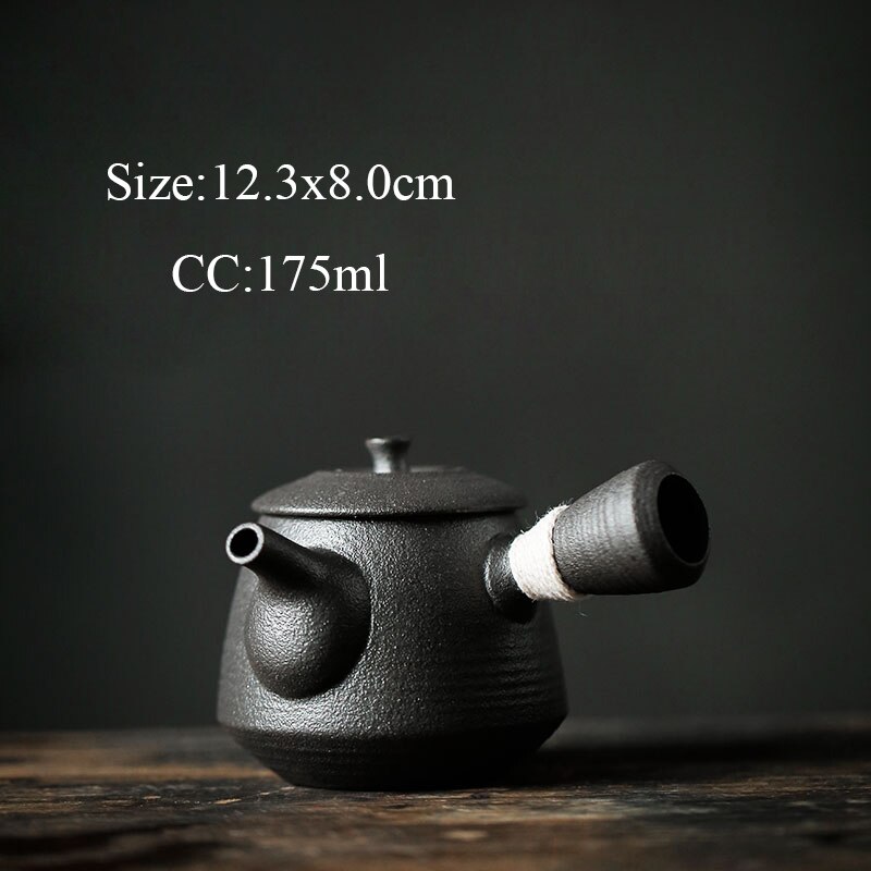 TANGPIN schwarz geschirr keramik kyusu teekanne porzellan Tee topf Getränk: Stil A
