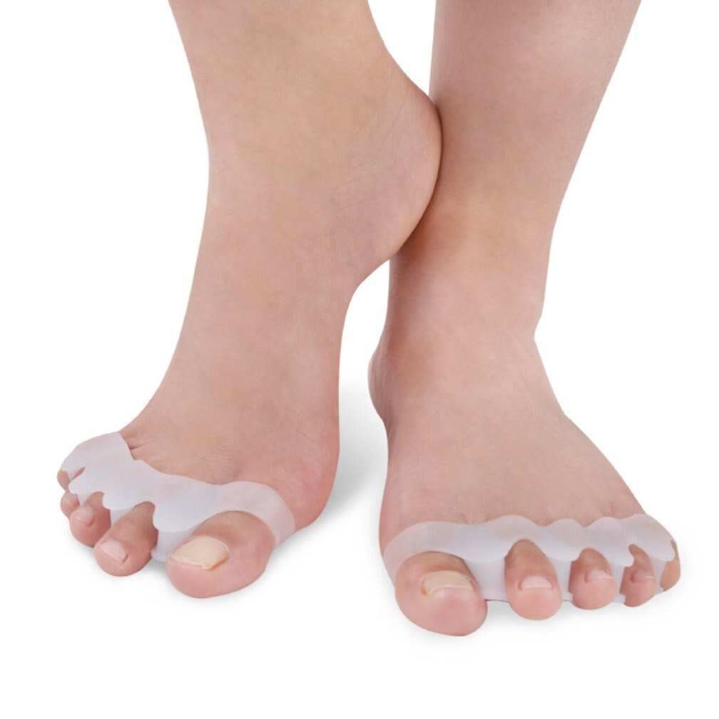 5 gaten hoge elastische teen vinger rechtmaker hamerteen hallux valgus corrector bandage teenspreider voetverzorging bandage