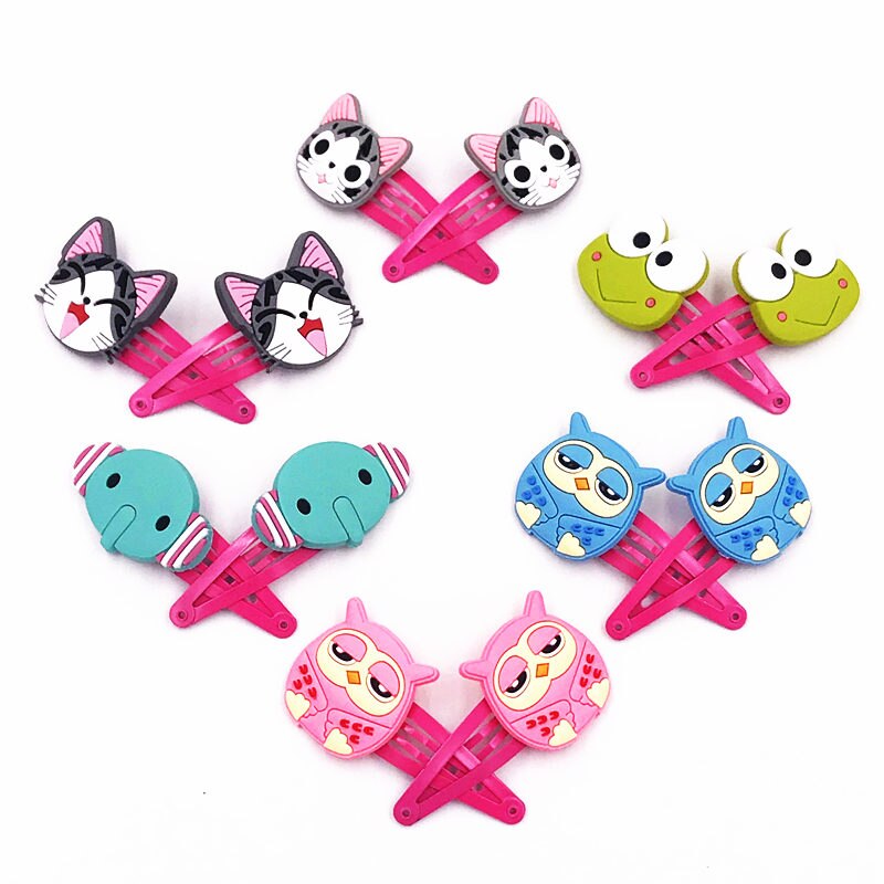 2PCS New Plush Cat Ears Hairpins Girls Hair Clips Hair Accessories - View #9