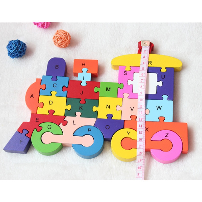 Educatief Speelgoed Kids Trein Houten Speelgoed Hout Kids 3d Puzzel Kids Legpuzzels Brinquedo