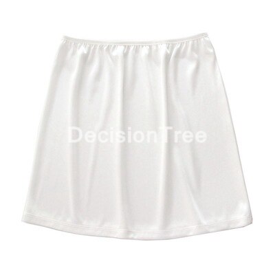 slip dress jupon femme halka underskirt half slips petticoat woman Casual Underskirts Ladies Basic Mini Skirt Underdress: color2 / M