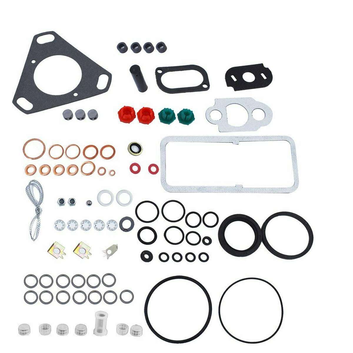 Diesel Engine Fuel Injection Pump Gasket Set Copper Shim Sealing O-ring Repair Kit CAV Tractor Pump Kit for Ford Massey Ferguson