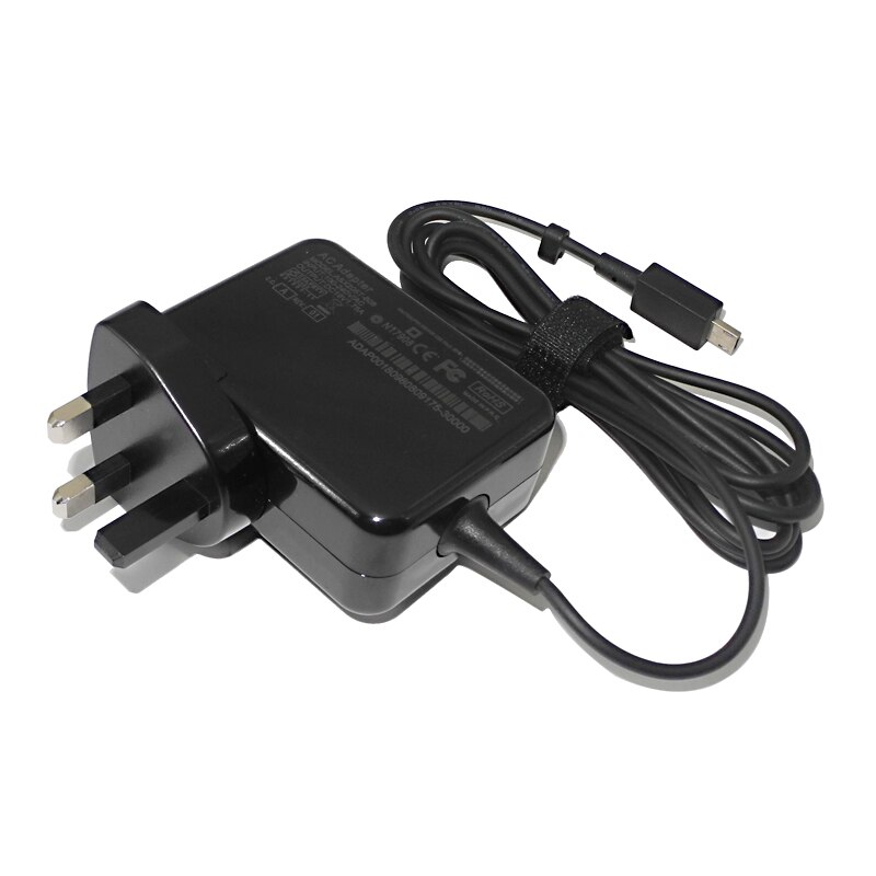For Asus Notebook 19V 1.75A 33W Micro-USB AC Power Charger For ASUS Eeebook X205 X205T X205TA E202 E202SA E205SA Laptop Charger: UK
