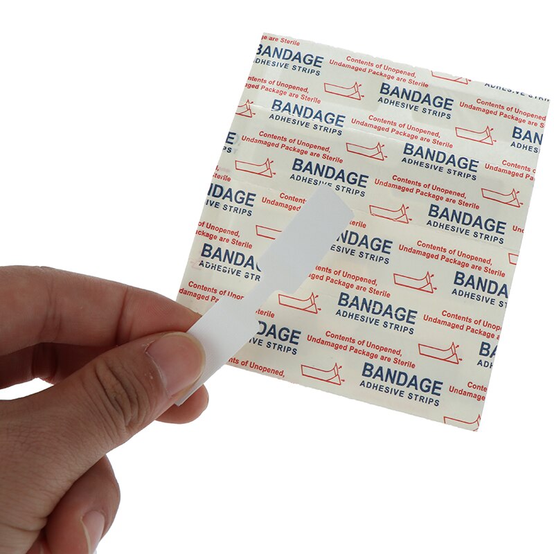 10pcs/pack Adhesive Bandages Waterproof Band Aid Butterfly Adhesive Wound Closure Band Aid Emergency Kit 70x12mm