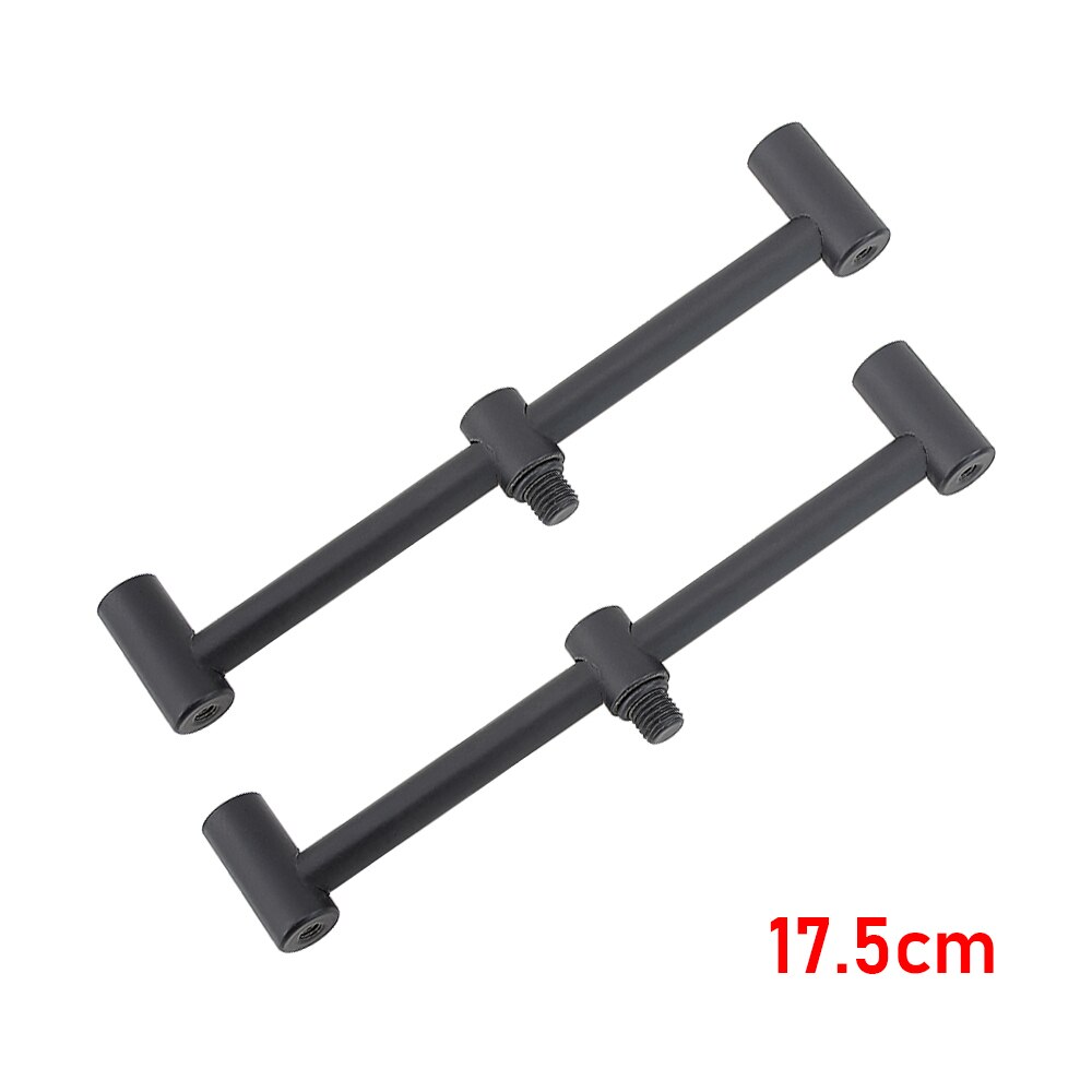 2 st aluminium karp fiske bank pinnar karp fiske spö pod teleskopisk diameter 12mm: 17.5cm