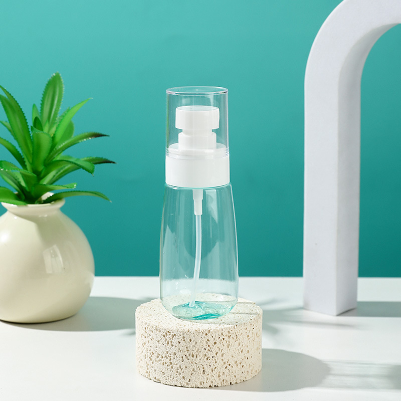 3 Farben leere nachfüllbare Sprühflaschen 30/60/100 ml tragbare Reise Alkohol Kosmetik Parfüm Sprühflasche Zerstäuberbehälter: Licht Gelb / 60ml