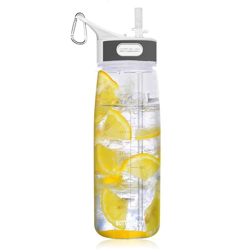 Flaschen- Freude 0.7L wasser flasche mit strohhalm trinken Tritan bpa frei freundlicher wasser Filter flaschen freundlicher Griff mein Fitnessstudio Kunststoff flasche