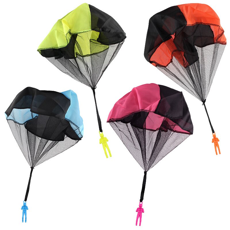 Hand Gooien Mini Soldaat Parachute Funny Toy Kids Outdoor Spel Educatief Speelgoed Fly Parachute Sport Voor Kinderen Speelgoed