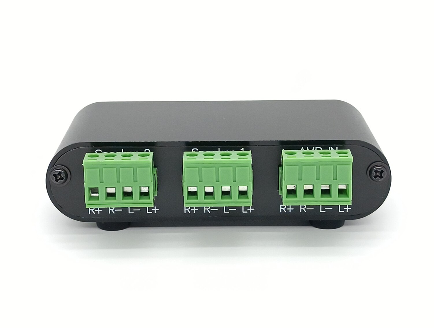 2-Way audio stereo Speaker selector Switcher Box, Combiner Multi Zone A B Speaker Switch Distribution Controller Box - P21