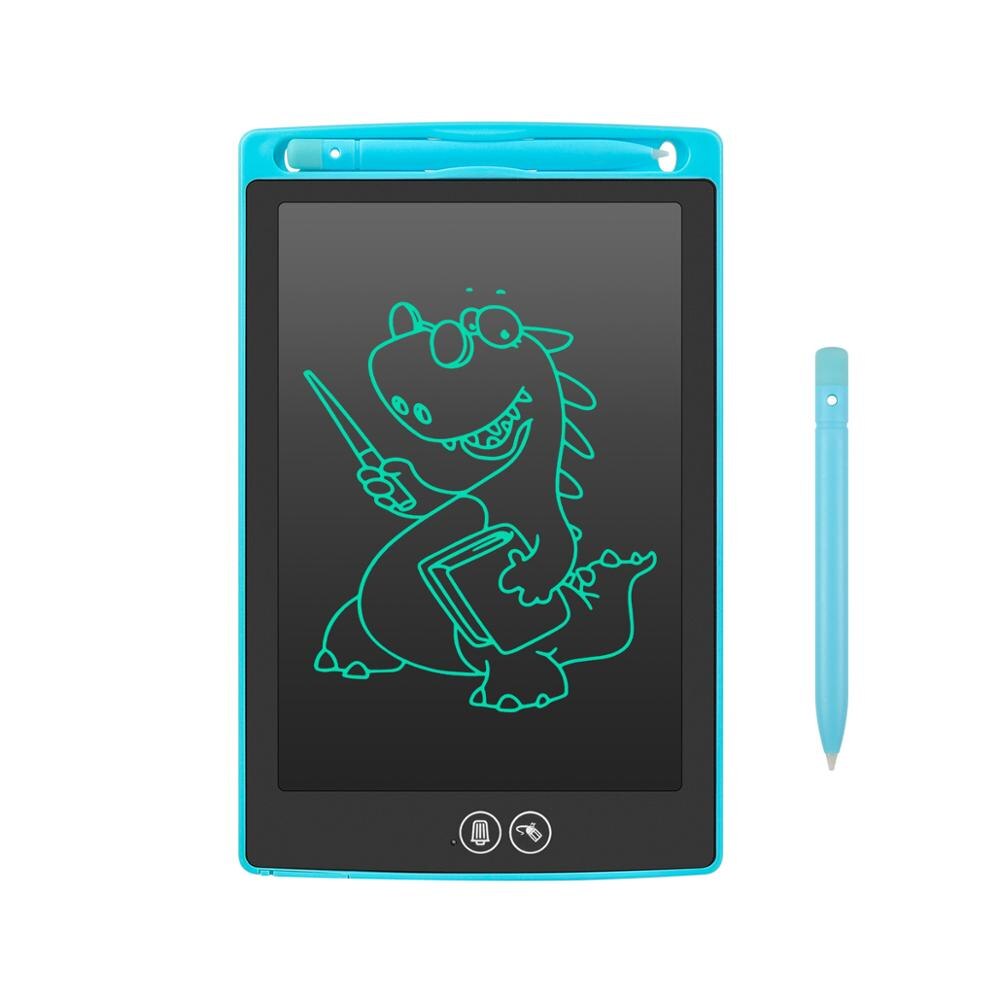 12Inch LCD Partially Erasing Writing Tablet Portable Ultra Thin Digital Drawing Tablet Electronic Handwriting pads for Kids: Blue