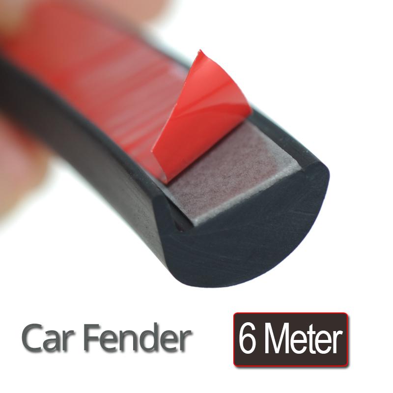 18mm Extension Wheel Eyebrow Protector Lip Soft Car Fender Flares Wheelarch Trim Wheel Eyebrow