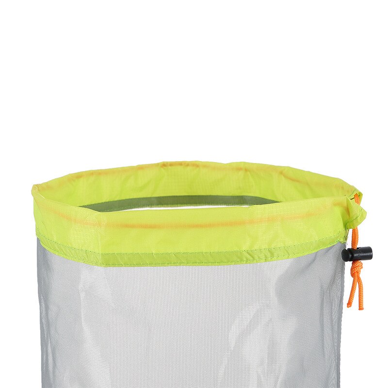 1pc Wäsche Outdoor Tasche Ultraleicht Mesh Zeug Sack Camping Sport Kordelzug Lagerung Tasche Wandern Werkzeuge Klettern Kordelzug