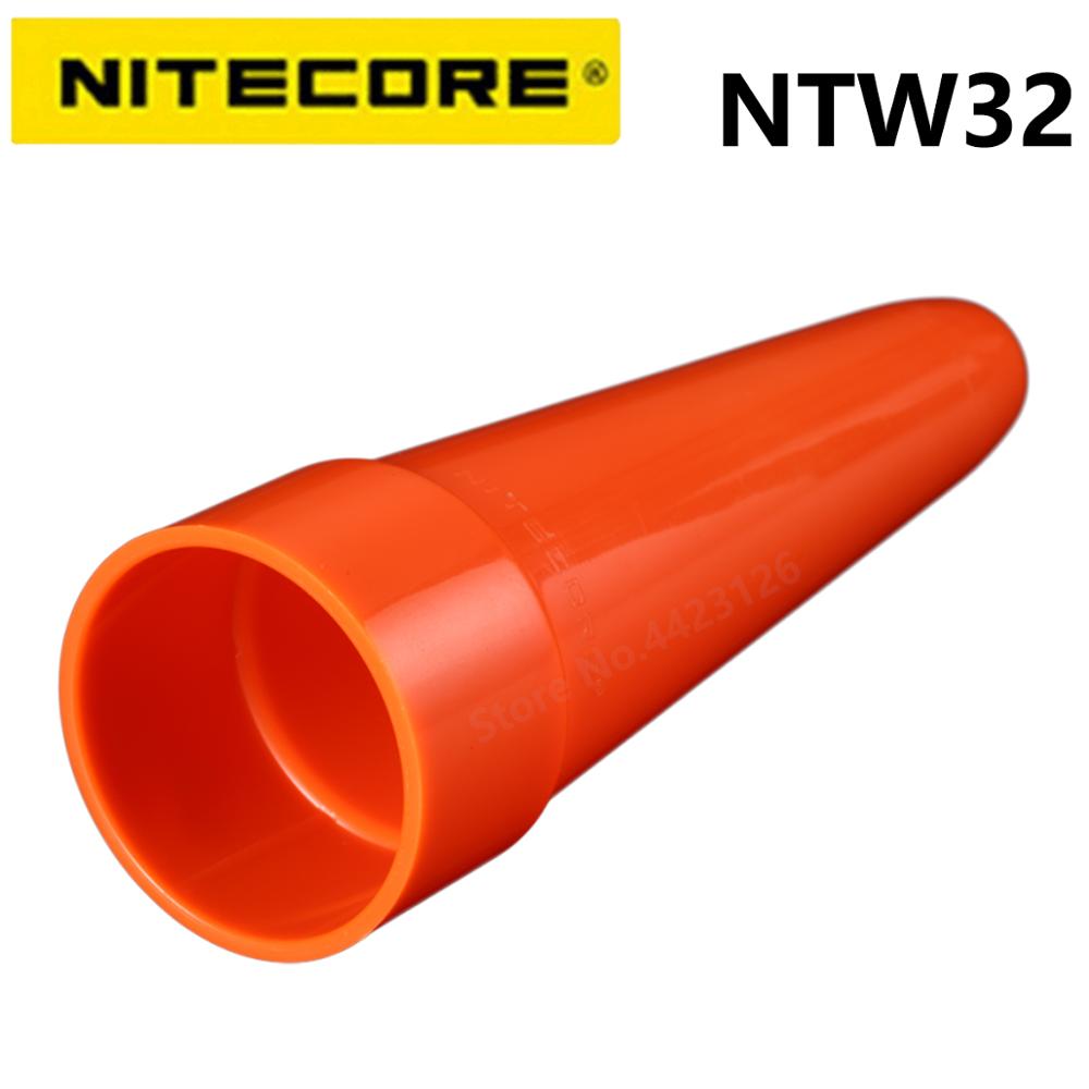 NITECORE Led light Diffuser Red Traffic Wand Cone Tip Suitable for flashlight with head NTW25.4/NTW32/NTW34/NTW40mm accessories