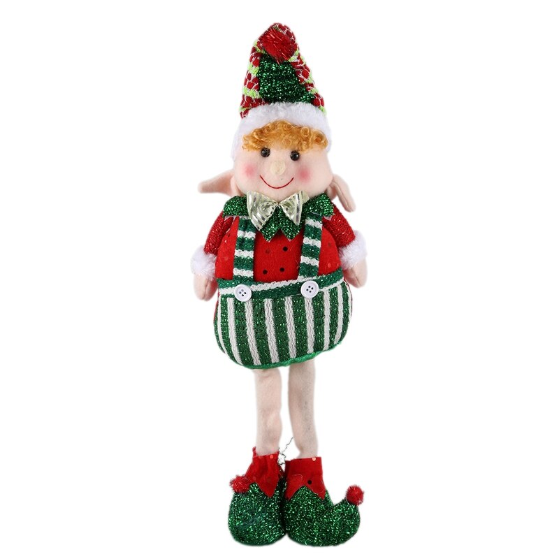 Christmas Xmas Tree Decoration Hanging Ornaments Long-Legged Elf Christmas Doll Elf Extendable Legs Dolls for Home Decor: Default Title