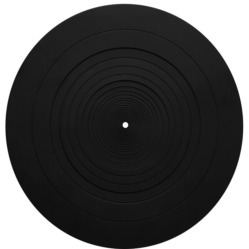 Tappetino antiscivolo LP in gomma antivibrante in Silicone da 12 ''LP per giradischi fonografo spessore vinile 3MM tappetino piatto morbido LP: 12 pollici-295mm