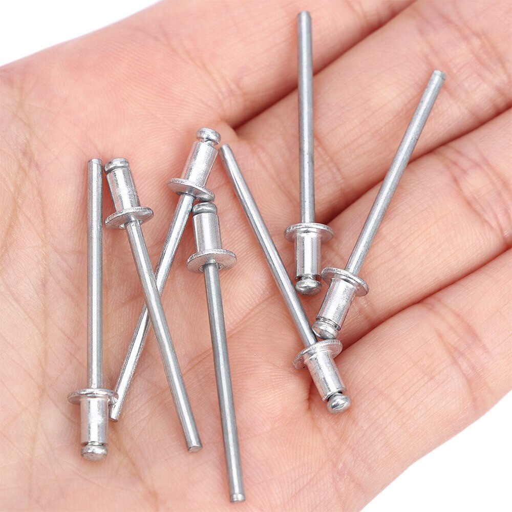 100Pcs Practical Metalworking Home Pull Nails Pop Rivet Blind Rivets Round Head For Furniture Car