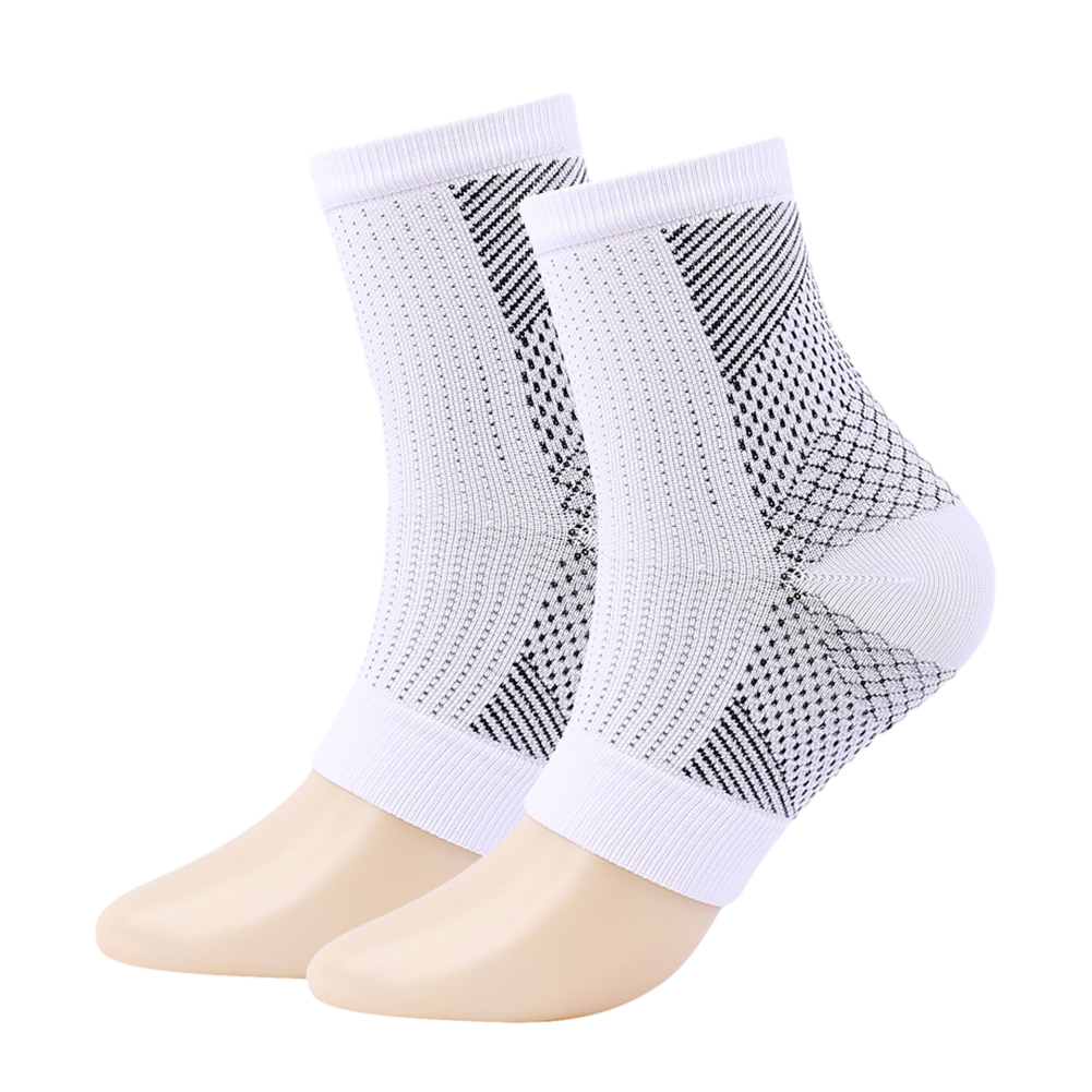 2 Paar Compressie Sokken Enkelcompressiemouwen Beugels Boog Ondersteuning Neuropathie Soothe Sokken Voor Dames Nano Sotesocks Voor Mannen