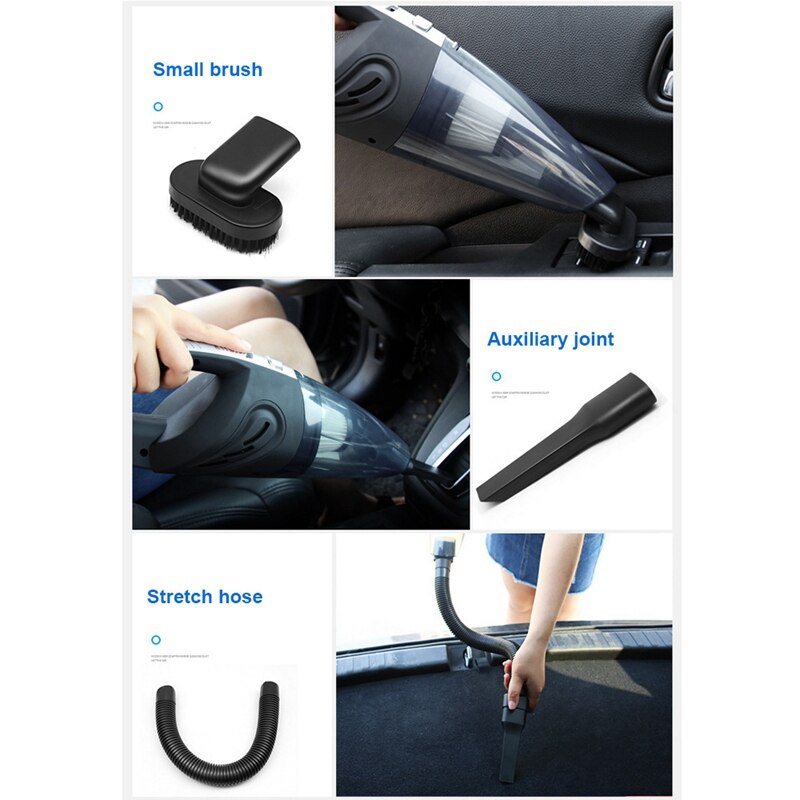 Handheld Vacuüm Draadloze, Krachtige Cycloon Zuig Draagbare Oplaadbare Stofzuiger Gebruik, Snel Opladen Nat Droog Vacuüm