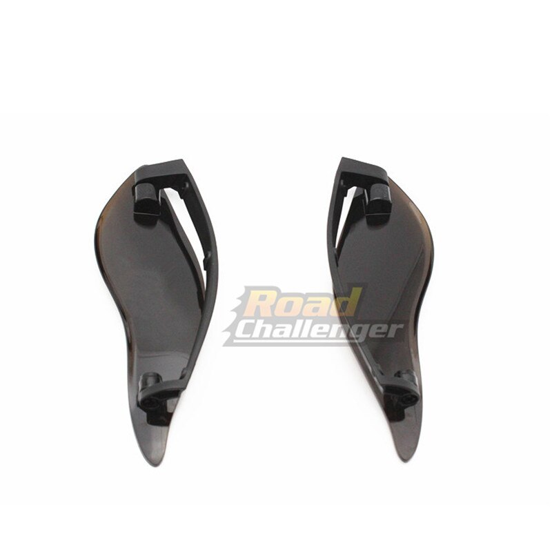 Adjustable Fairing Side Wings Air Deflectors Motorcycle Windshield For Harley Touring Electra Street Tri Glide 15 16: Brown