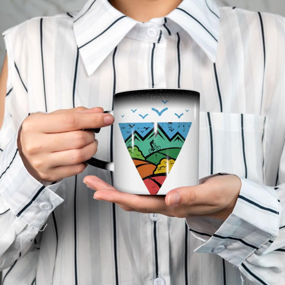 VTT café K tasses tasses en verre tazas ensemble bière thé clair double paroi verre jetable solo support beignet vert montagne k