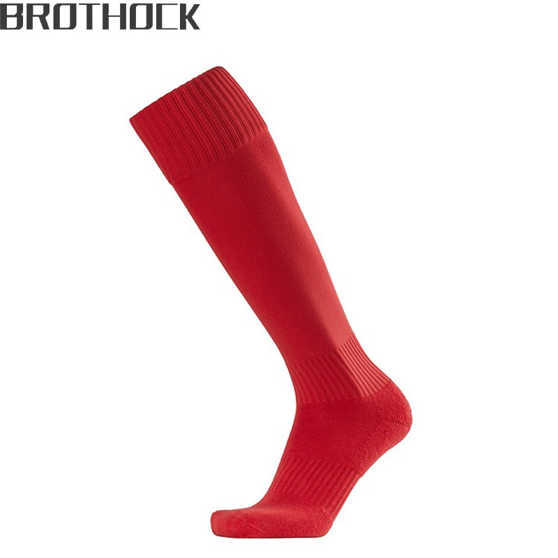 Brothock Football towel socks stockings men's high bottom Thicken nylon sports socks factory direct Cotton winter soccer socks