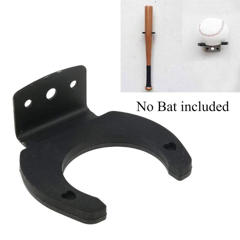 Baseball Display Base Black Baseball Bat Display Hanger Holder Wall Mount Rack Stand Met Montage Kit Instal