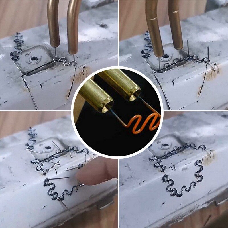 1000 Pcs 0.8mm Wave Welding Staples – Standard Pre-Cut For Plastic Stapler