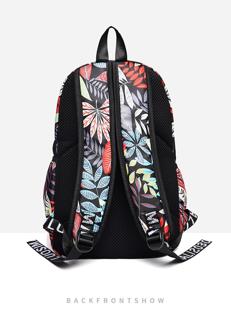 Sacs à dos de imprimé Style hawaïen pour adolescentes,