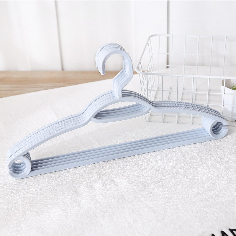 5pcs/lot Adult Plastic Hanger Laundry Hanger Clothing Drying Racks Storage Baby Children Coat Trousers Closet Hanging Organizer