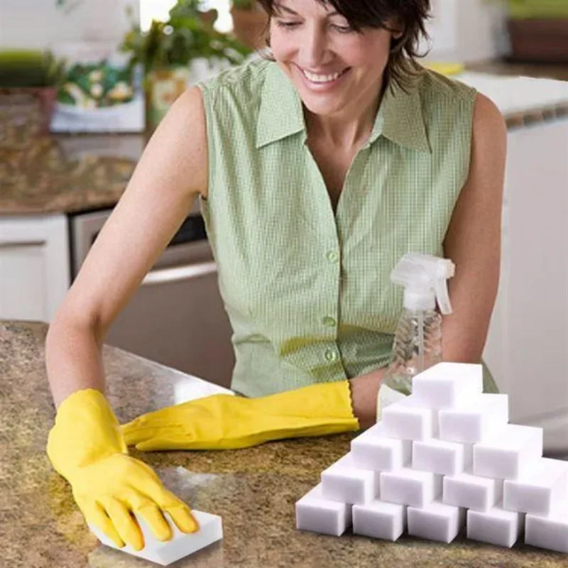 Esponja de melamina, esponjas de limpieza mágicas, borrador para oficina, cocina, baño, limpiador mágico, Herramientas de limpieza, 10x6x2cm, 10x7x3cm
