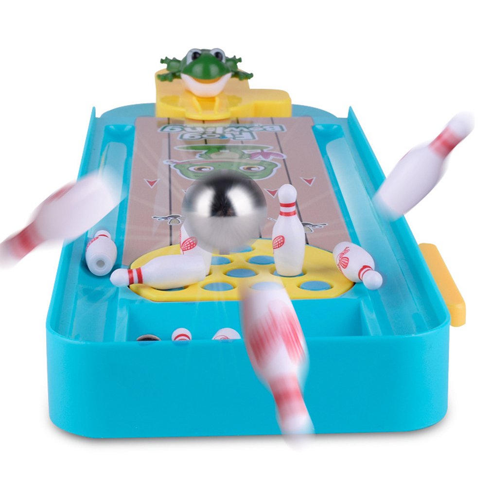 Kreative Mini Bowling Bälle Eltern Interaktive Spiel Tabelle Spiele Spielzeug Beste für freundlicher FrüHenne Eductional