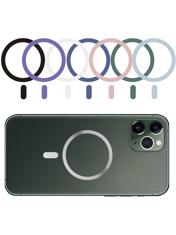 für MagSafe Magnetring für iPhone 14 13 12 Profi Max Metallringaufkleber für Samsung S22 S21 S20 Ultra kabellos aufladen Fall