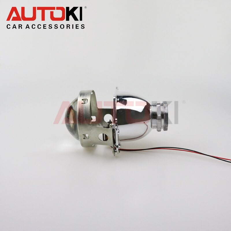 de Autoki 3,0 pulgadas Full Metal D2S H4 de Bi-Xenón de coche faros bi-Xenón la lente del proyector