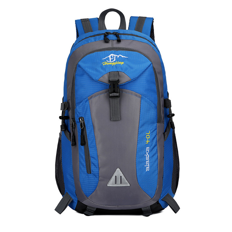 Waterproof Camping Hiking Climbing Rucksack 40L Outdoor Sports Travel Bag Men Women Mountain Trekking Cycling Backpack: Blue Color