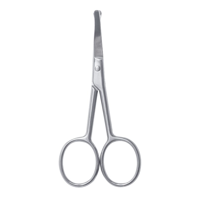 Stainless Steel Curved Nail Scissors Manicure Pedicure Grooming Tool Scissors for Finger &amp; Toe Nail Care 27RC: nose hair trimmer