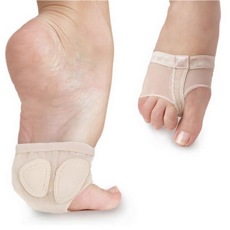 Belly Ballet Toe Practice Shoe Foot Thongs Half Sole Footundeez for Modern Dance Socks Sandal Step Gym Shoes