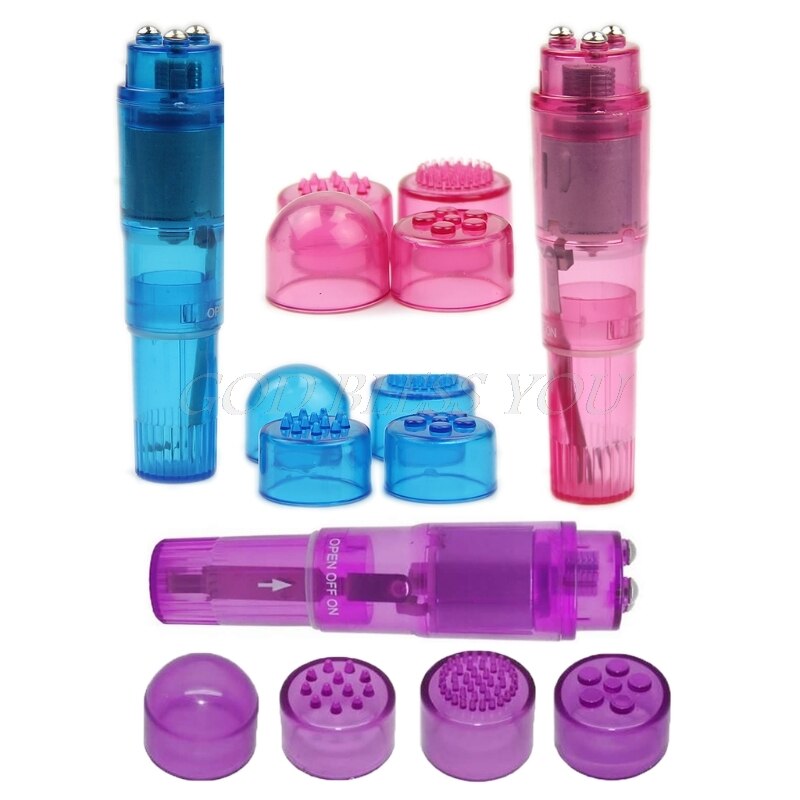 Power Supre Mini Full Body Massager Relieve Stress Travel Pocket Rocket 3 Colors Care Tools