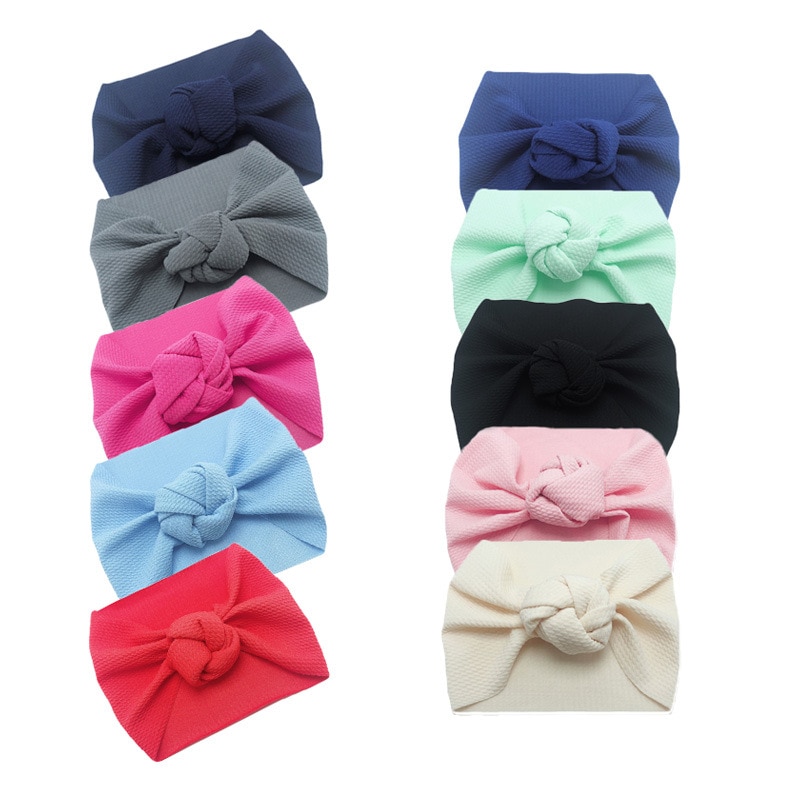 Big Bow Knot Headwrap Baby Headband Top Knot Headbands Over Sized Bow Hair Turban Newborn Head Band Girl Large Hair Bows