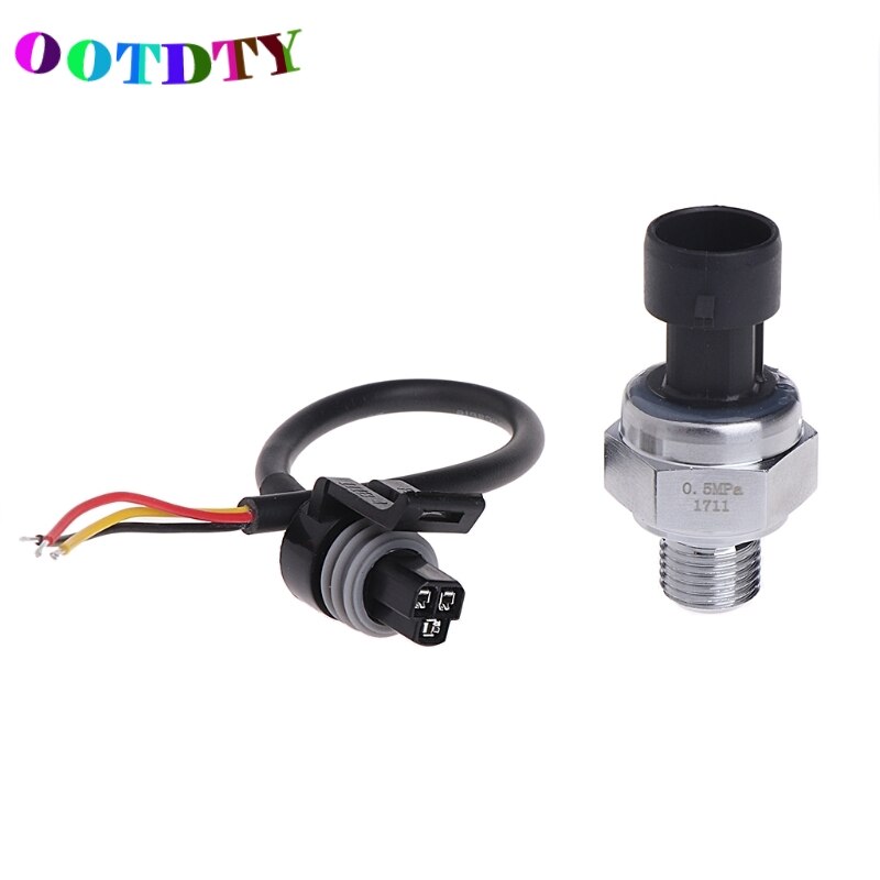 Ootdty G1/4 &quot;Inch 5V 0-0.5 Mpa Druk Transducer Sensor Olie Brandstof Gas Water Lucht