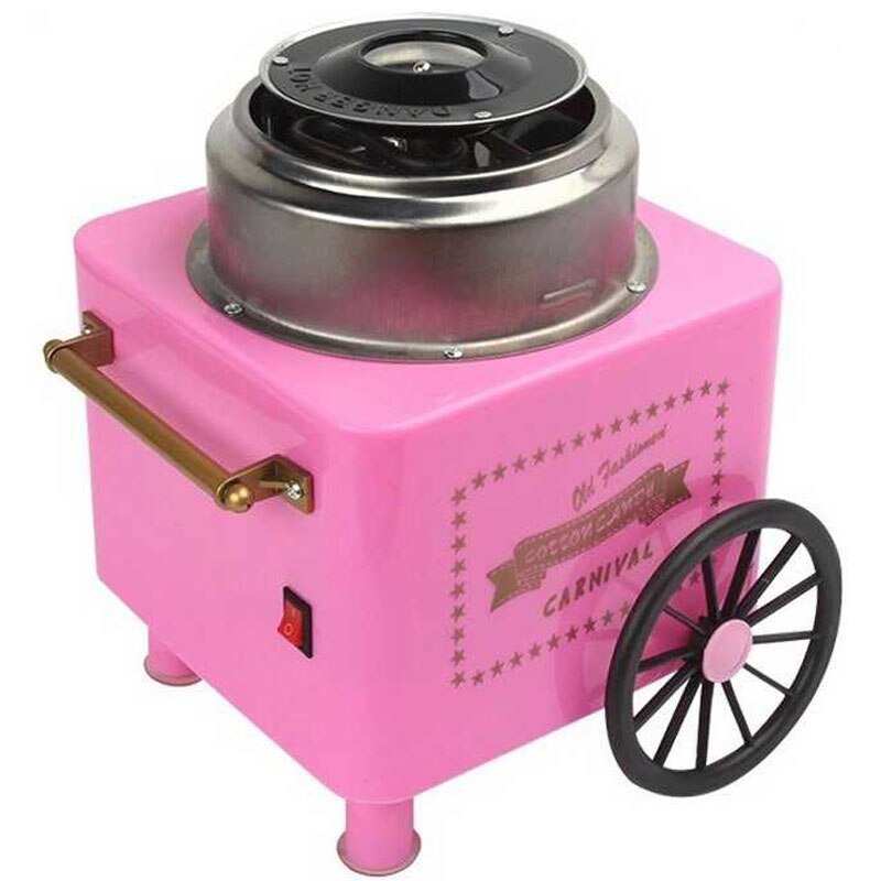 110V 220V mini słodka automatyczna maszyna robić wyrobu waty cukrowej gospodarstwa domowego DIY 500W wata cukrowa ekspres maszyna robić waty cukrowej dla dzieci