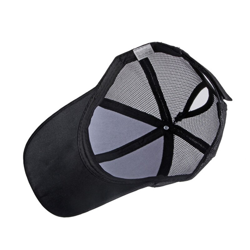 Casquette de Baseball, Camouflage à la pour femmes, chapeau d'été décontracté, filet de soleil, noir, blanc, rose, casquettes de camionneur, casquette de plage en maille respirante