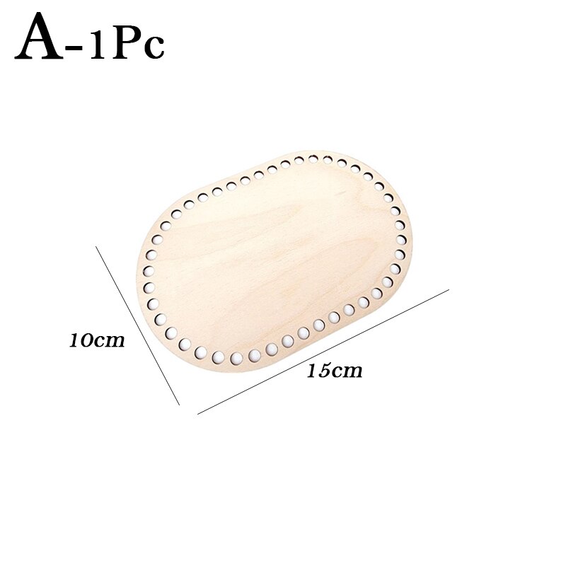 7 Maten Natuurlijke Houten Mand Bodem Oval Blank Solid Haak Mand Houten Basis Voor Diy Mand Weven Supplies Craft Maken: A