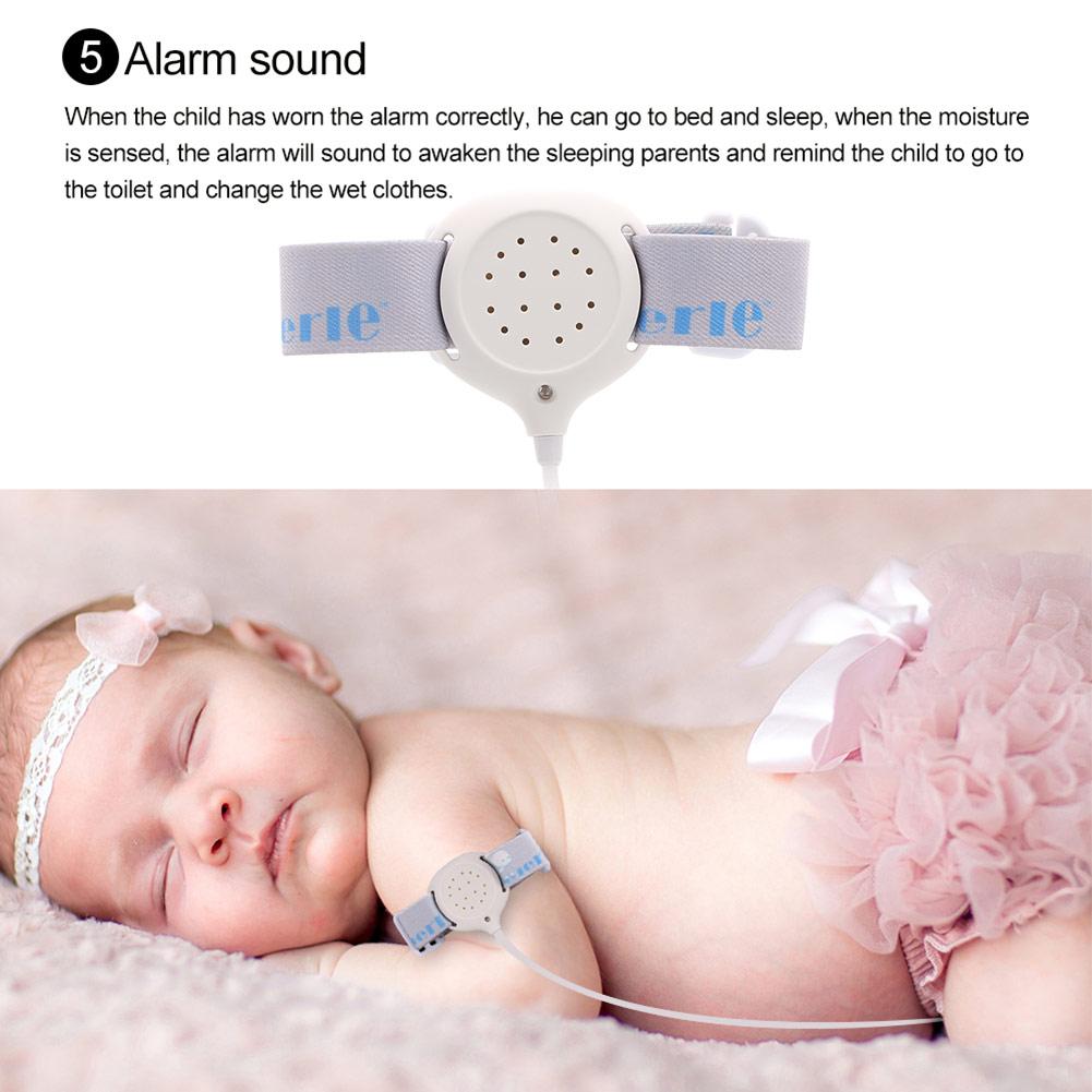 Bequem Professionelle Arm Tragen Bett-benetzung Sensor Alarm Für Baby Kleinkind Erwachsene Töpfchen nass Erinnerung Schlaf Enuresis