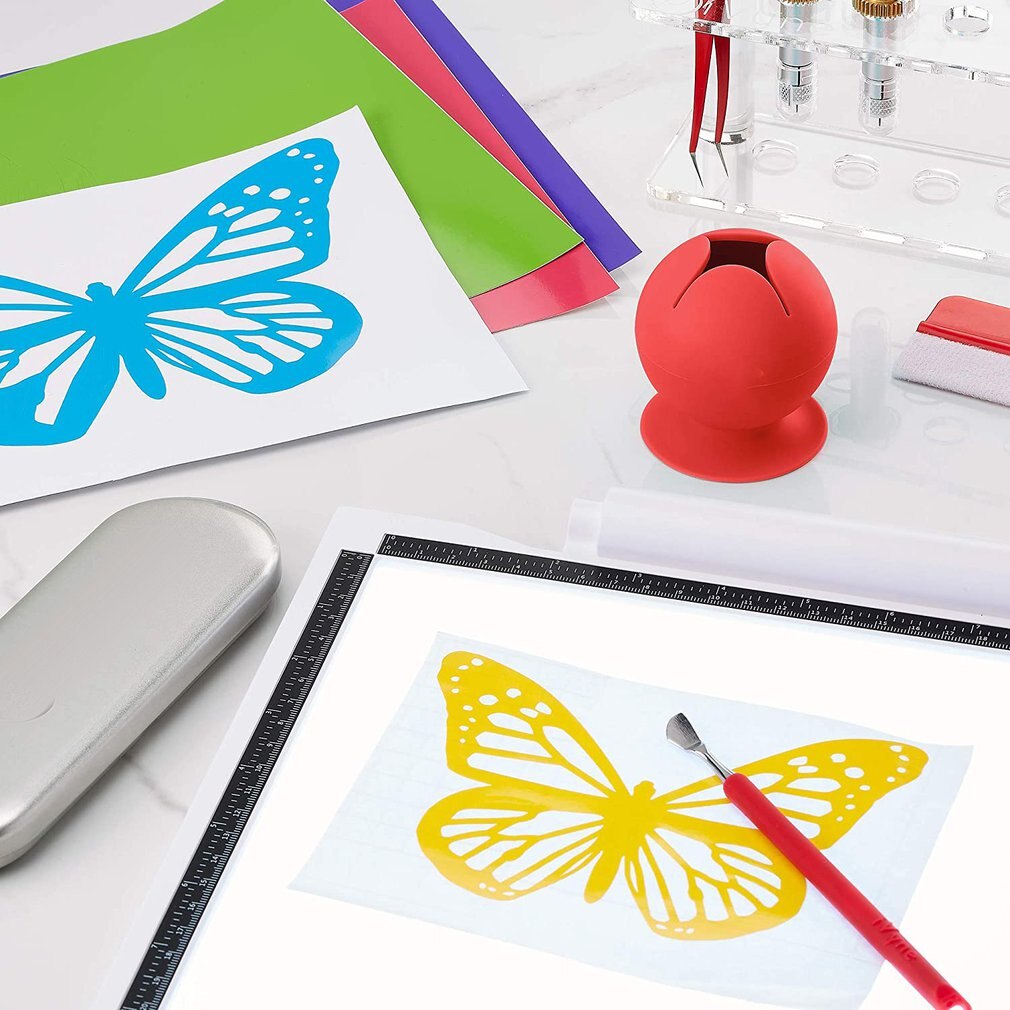 Compact Scrap Storage Ball Multi-function Silicone Storage Ball Lightweight Suction Vinyl Scrap Collector