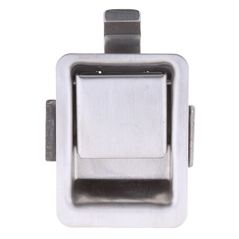 Stainless Steel Recessed Mounted Latch Mini Flush Mount Paddle Handle Lock for RV/Camper/Trailer/Cabinet/Tool Box Etc
