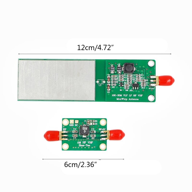 antenna attiva a onde corte mini frusta 10KHz-30MHz mini frusta MF/HF/VHF Radio breve G32B