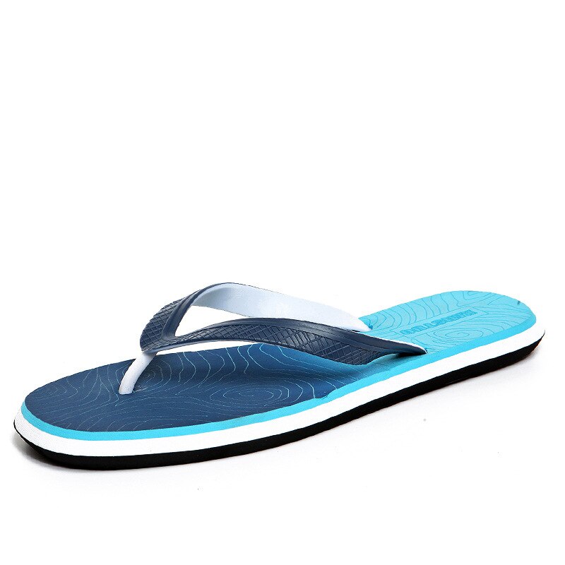 Summer men's flip-flops Man is cool slippers sandals gradient drag home home cool slippers: see chart3 / 8.5