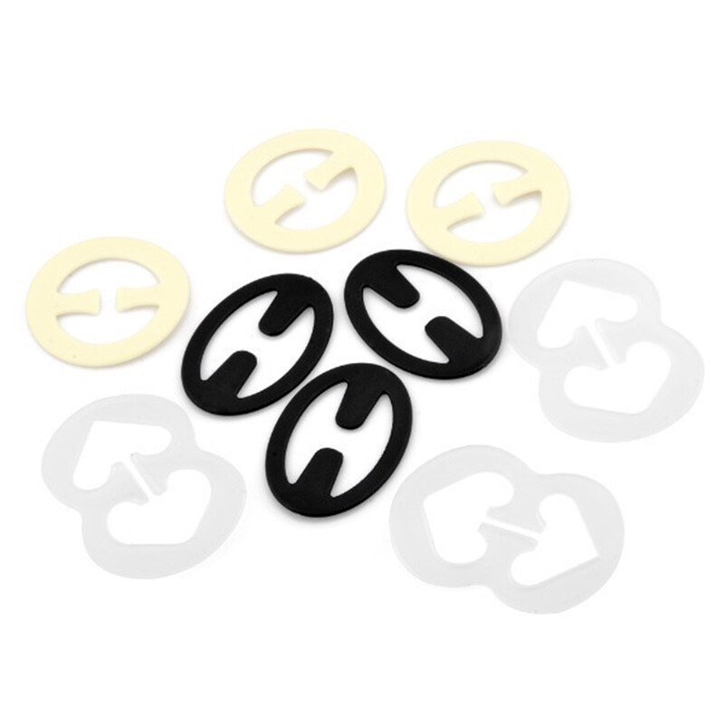 9 Stks/set Bruiloft Bh Bandjes Beha Clip Gespen Shadow-Vormige Buckle Verbergen Clear Decollete Beha Extender Houders Accessoires